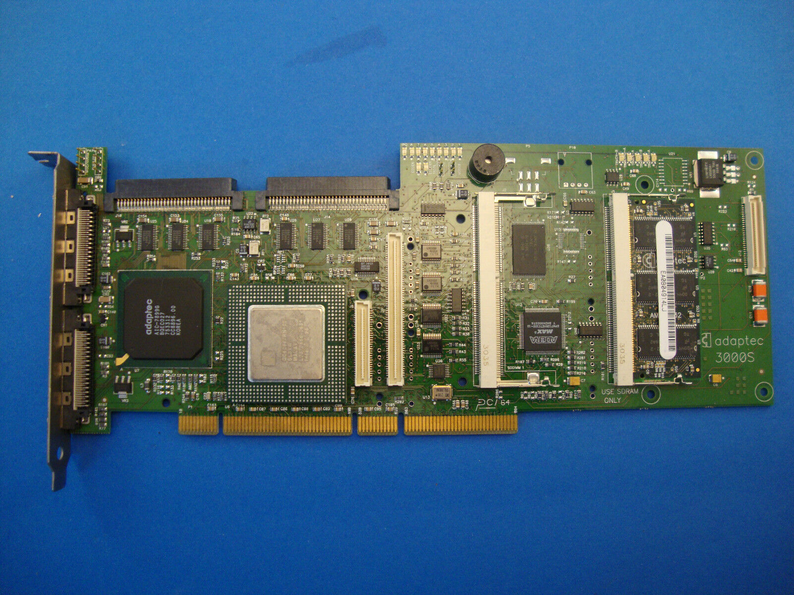 Adaptec 4-Channel Ultra160 SCSI Raid Card W/32MB RAM 3000S HA-1290-02-2A Tested 