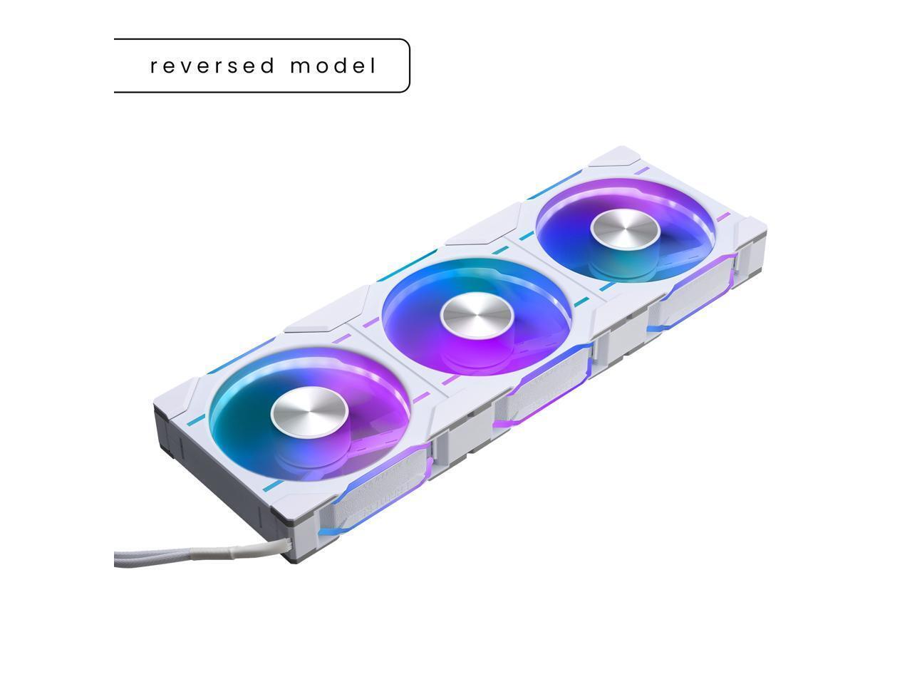 Phanteks D30-120 DRGB PWM FAN 3Pack, Reverse Airflow Model,Premium D-RGB Perform