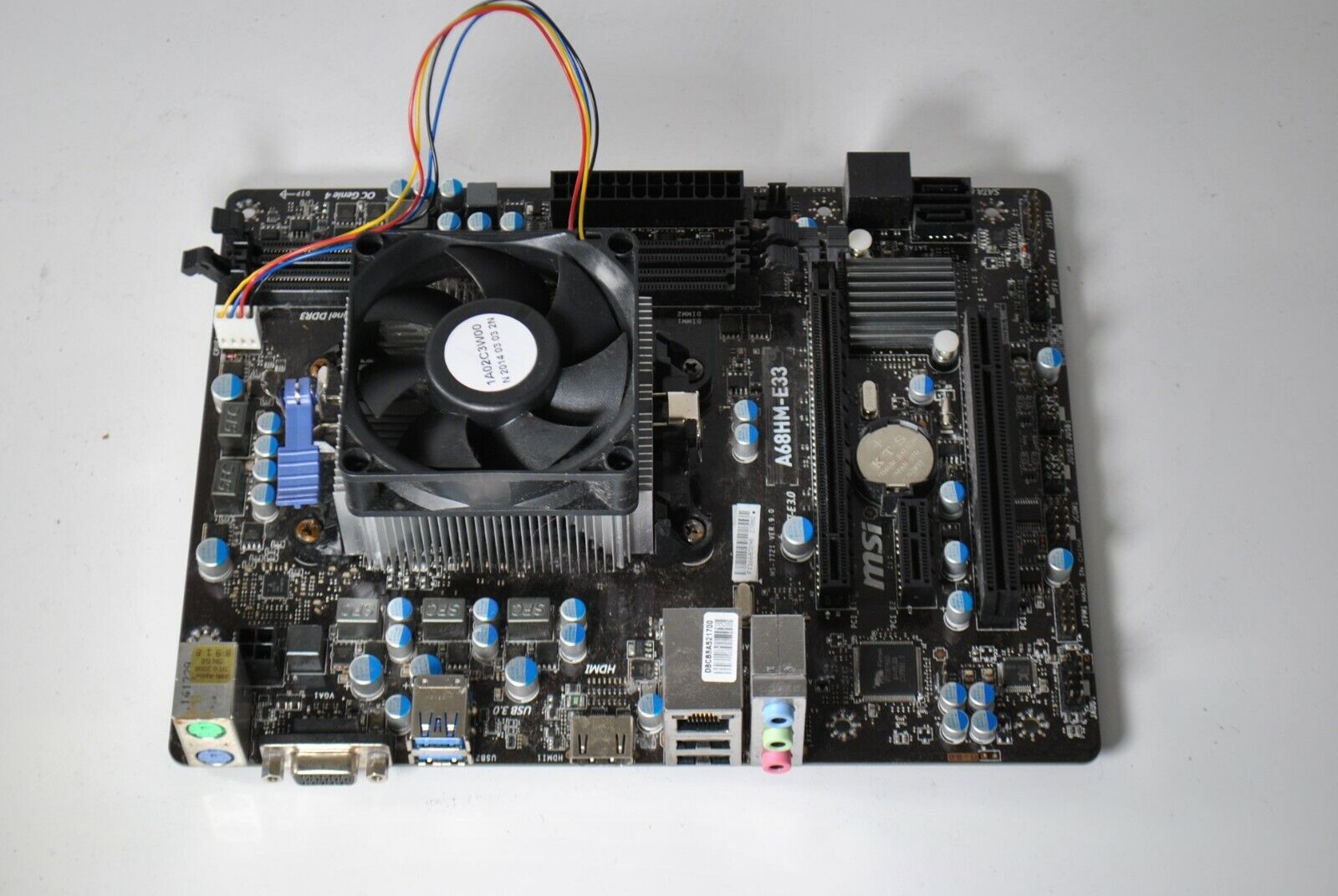 MSI AMD Motherboard A68HM-E33 Socket FM2+ PC Motherboard 
