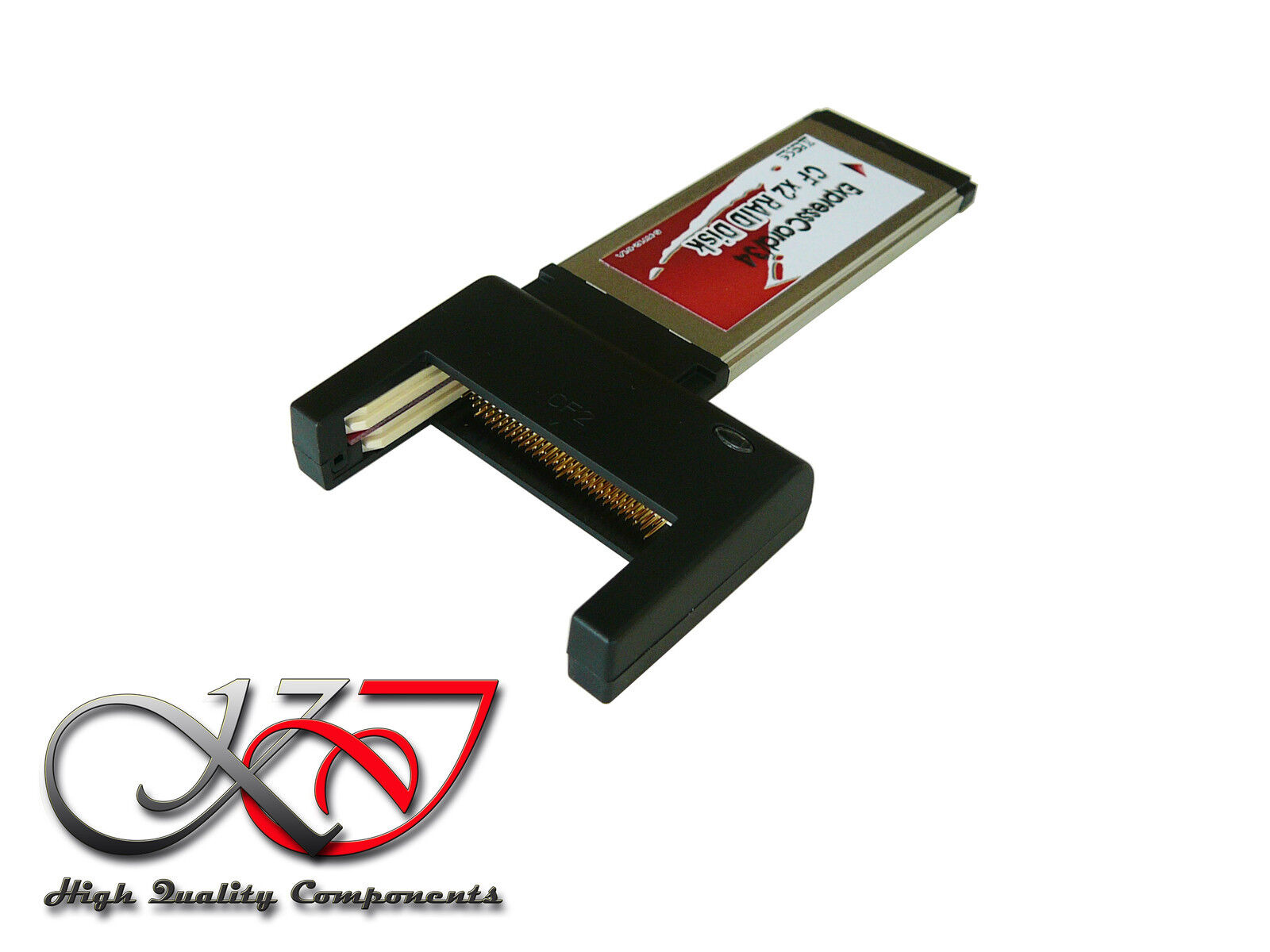 Gamme Pro - ExpressCard 34 - 2 Ports COMPACT FLASH CF - RAID/ INDE / BIG DRIVE