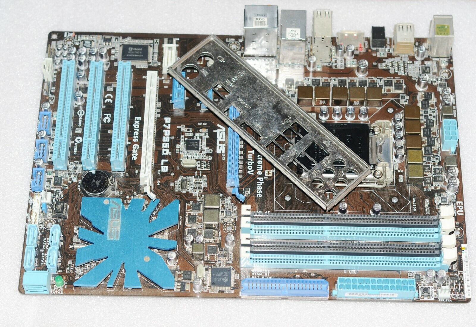 ASUSTeK COMPUTER P7P55D LE, LGA 1156, Intel Motherboard