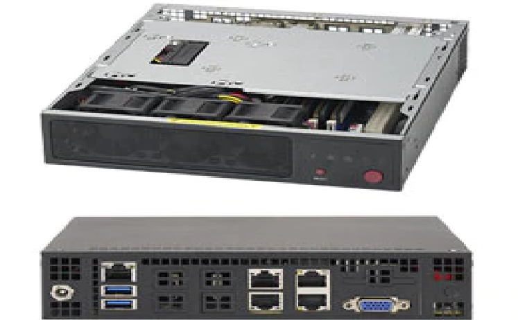 Supermicro SYS-E200-8D Mini-1U Server -  Xeon D, X10SDV-6C-TLN4F, 101F