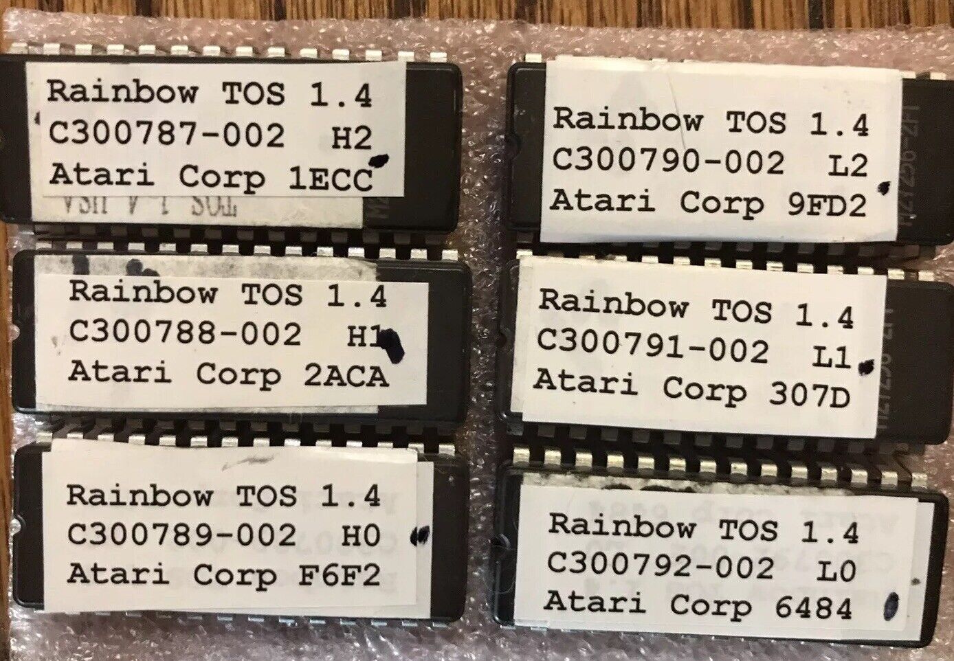 RAINBOW TOS 1.4 Atari ST/STF/STFM & Mega ST NEW 6 Chip EPROM