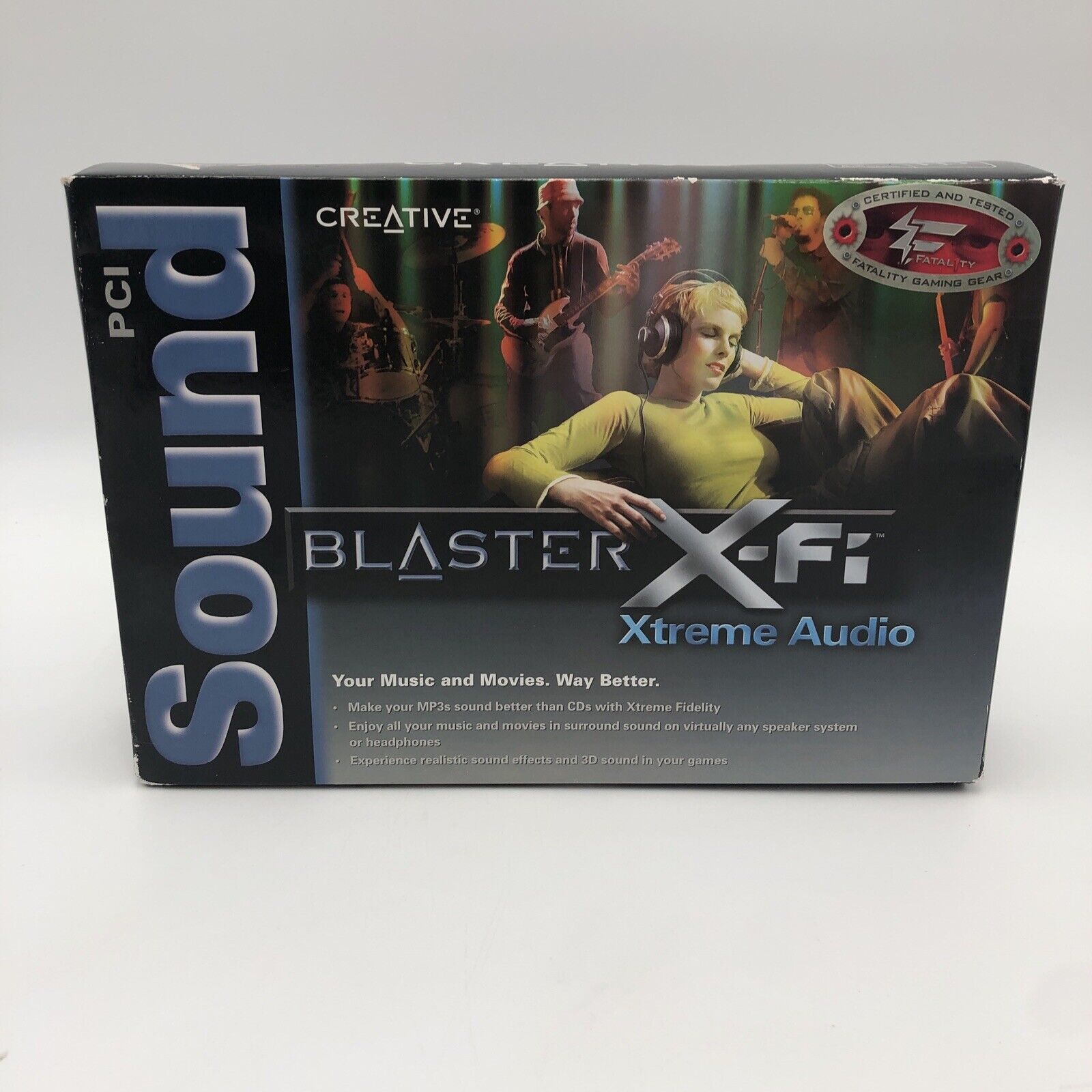 NOS Creative Sound Blaster X-Fi Xtreme Audio SB0790 PCI 7.1 Win READ