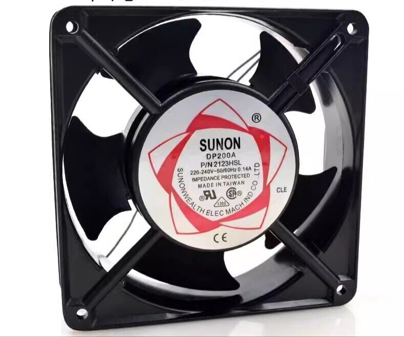 SUNON DP200A 2123XSL 220V 12038 12CM 2-Wire AC Cabinet Fan