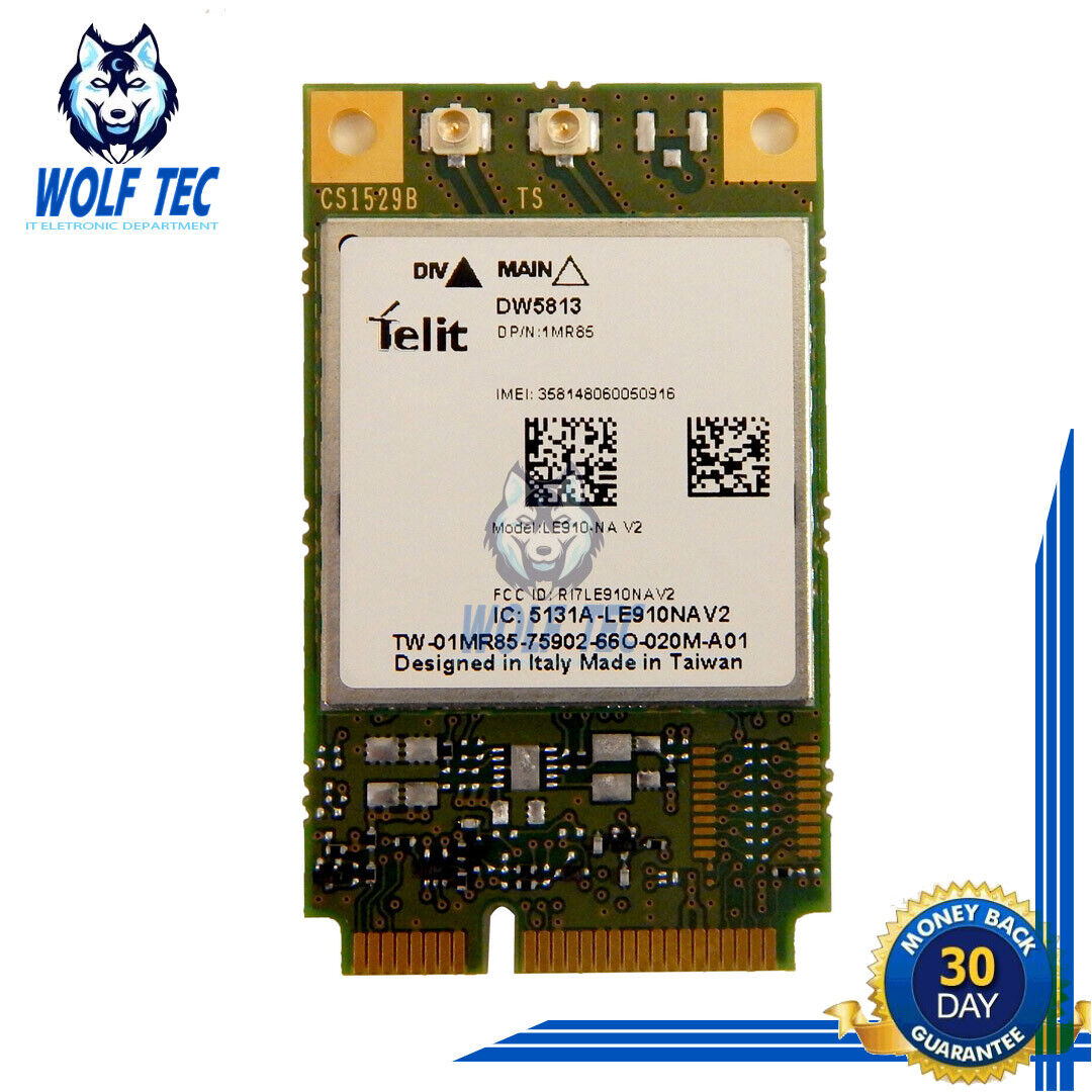 NEW Dell DW5813 4G LTE LE910-NA V2 Mobile Broadband Card 1MR85 ATT
