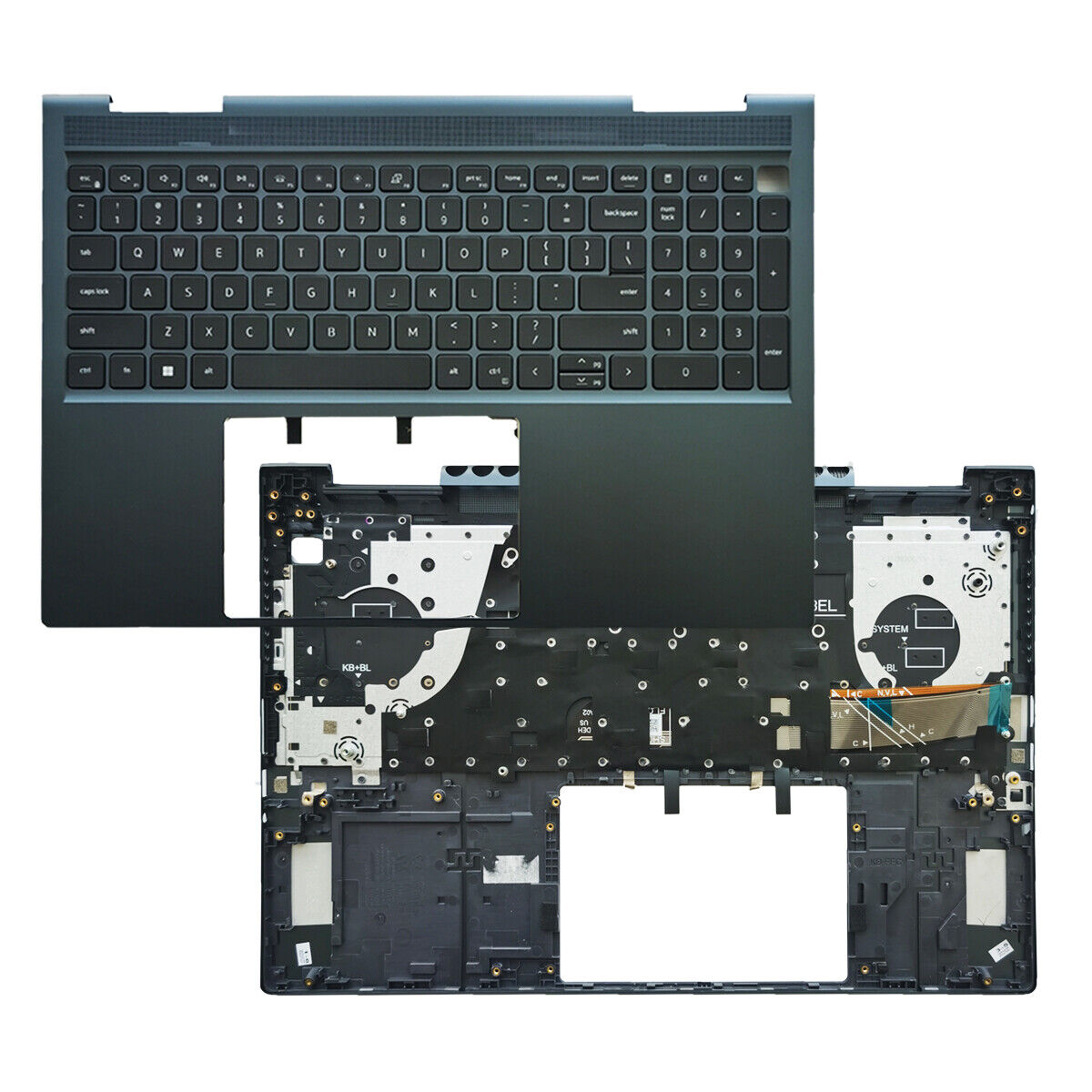 For Dell Inspiron 16Plus 7610 3050 Palmrest Backlit Keyboard Cover US