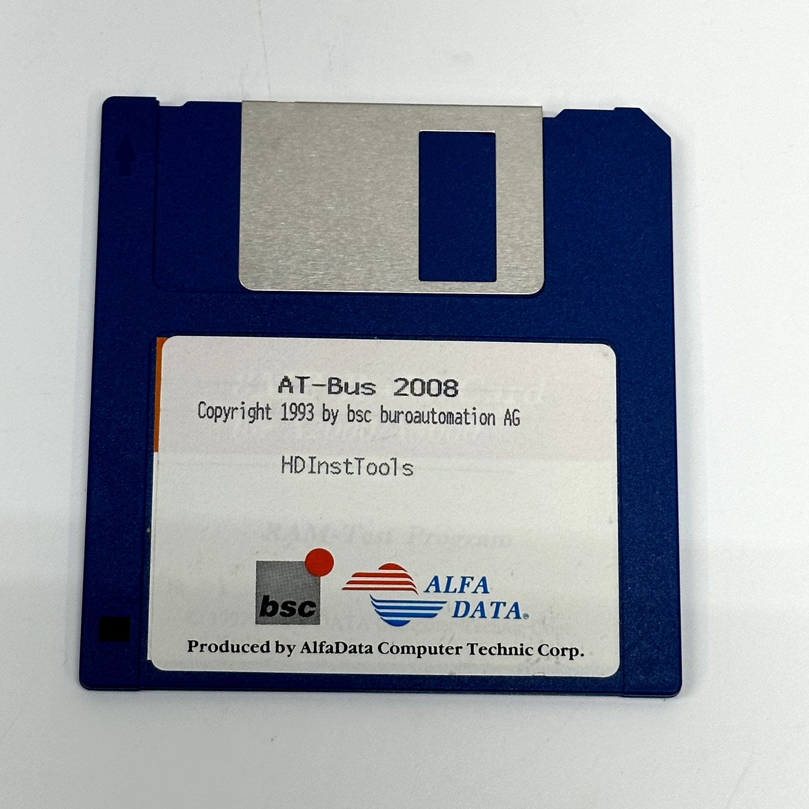 Commodore Amiga AT BUS 2008 HD Install Tools 1993 Floppy Disk