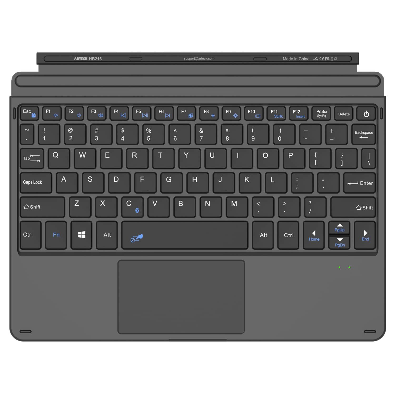 Microsoft Surface Go Type Cover, Ultra-Slim Portable Bluetooth Wireless Keyboa