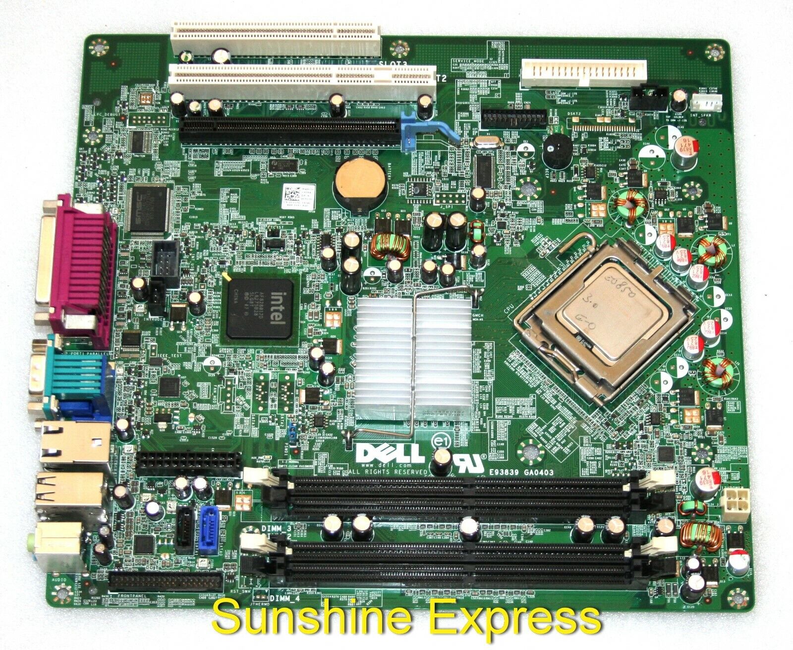 OEM Dell D517D Motherboard w/ Intel Core 2 Duo 3.33GHz CPU for OptiPlex 760 DT