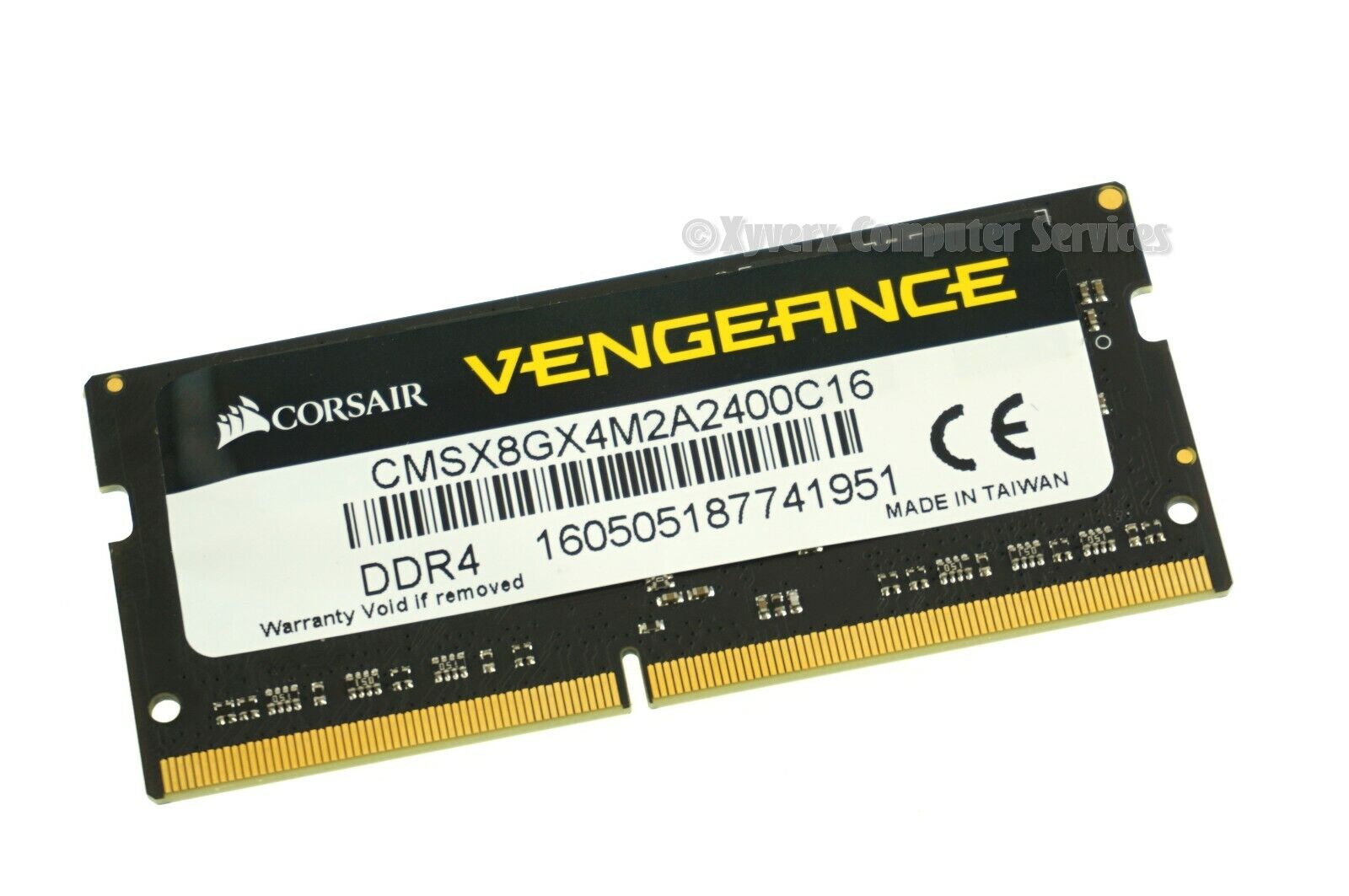 CMSX8GX4M2A2400C16 GENUINE CORSAIR LAPTOP MEMORY VENGEANCE 4GB DDR4 (CA67)