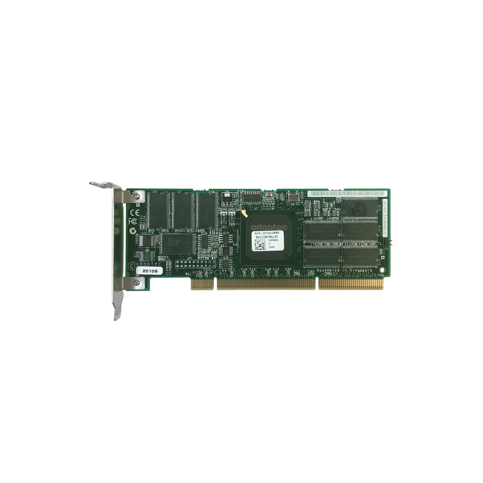 SCSI RAID Controller Adapter Card PCIX PCI-X Adaptec ASR-2010S/48MB Ultra320
