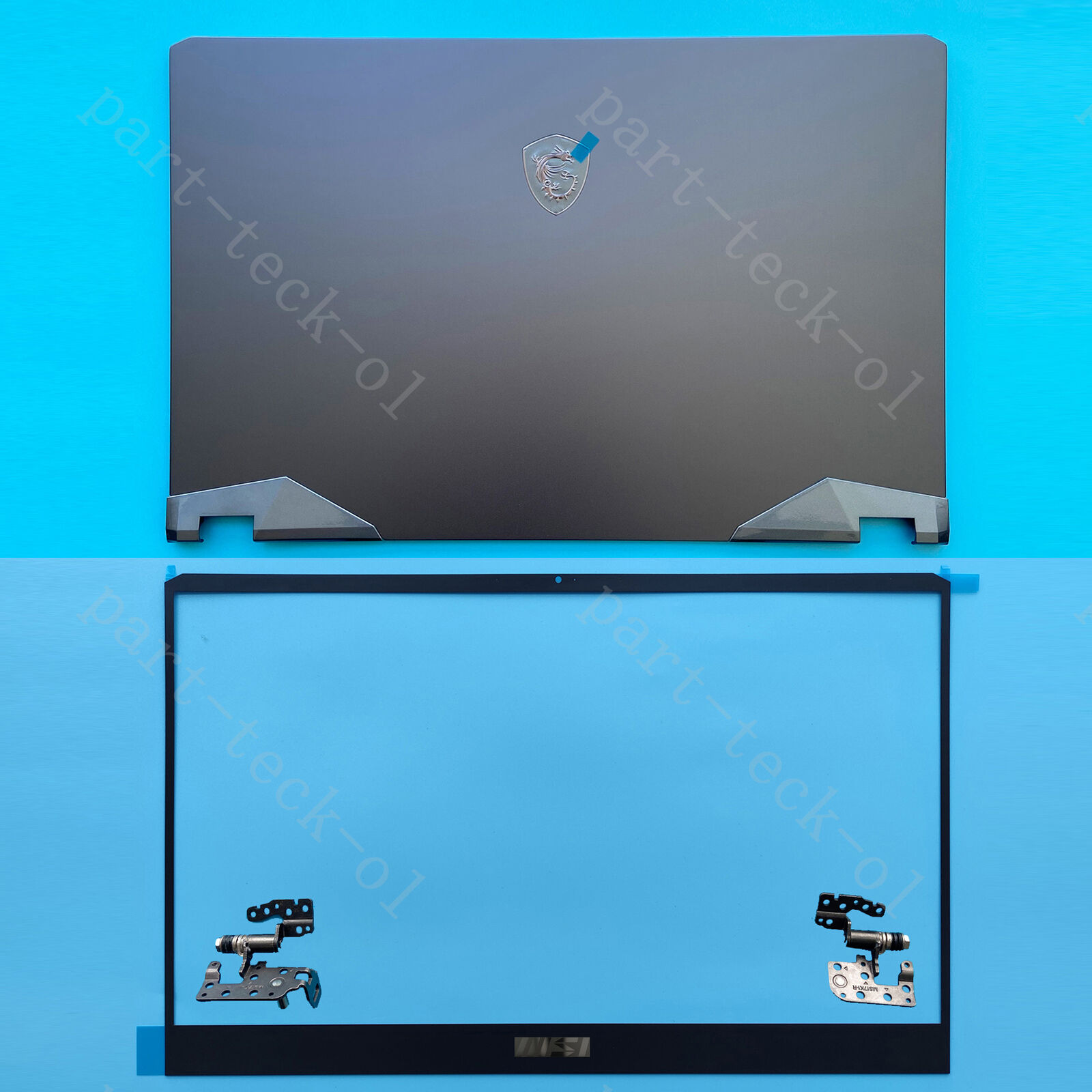 New for MSI GE76 Raider MS-17K1 10~12th FHD LCD Back Cover Front Bezel Hinge 