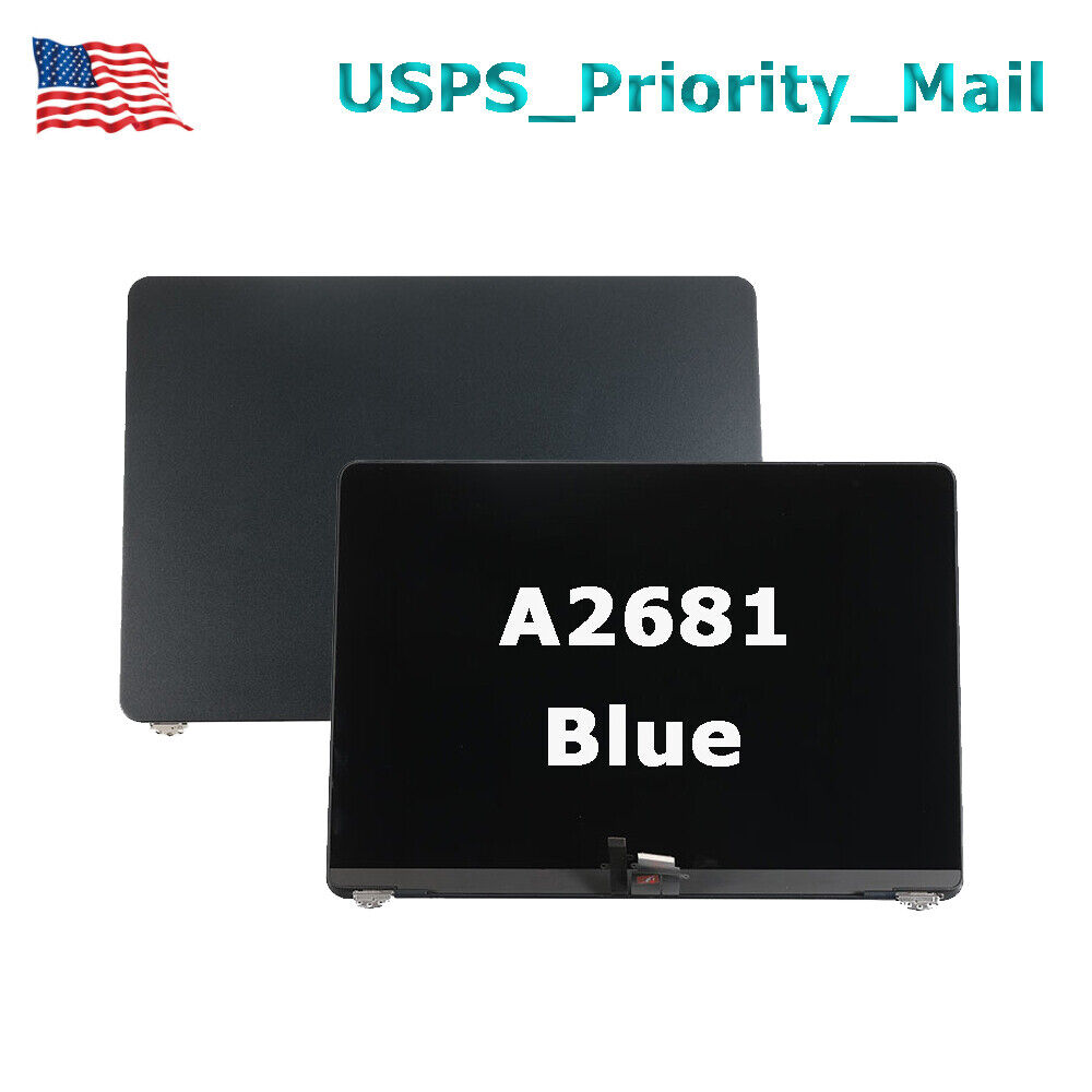 OEM Blue LCD Screen Display Top Cover Assembly for MacBook Air A2681 EMC: 4074