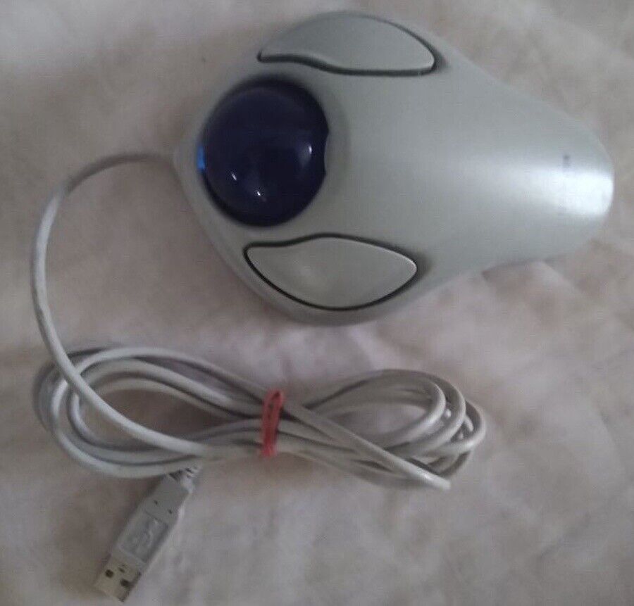 Vintage Kensington Orbit Trackball USB Mouse for PC and Mac Computers Tested