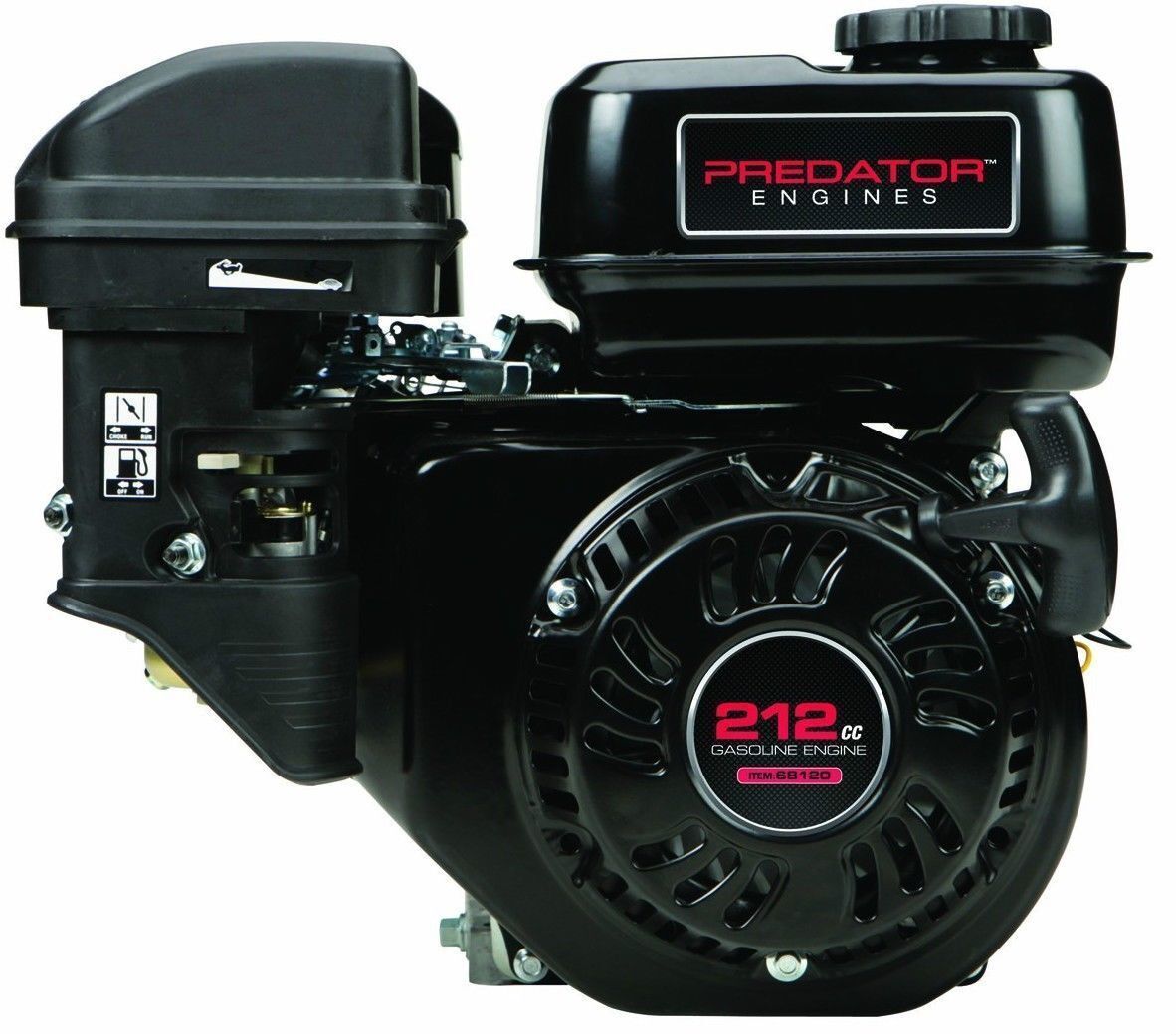 6.5 HP (212cc) OHV Horizontal Shaft Gas Engine MiniBike Go Cart Snowblower