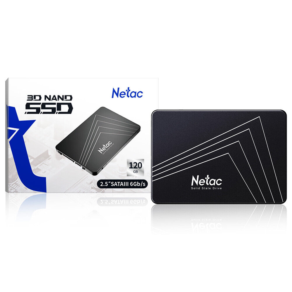 Netac Internal SSD 120GB Solid State Drive 2.5\'\' SATAIII 6GB/s Up to 510MBps