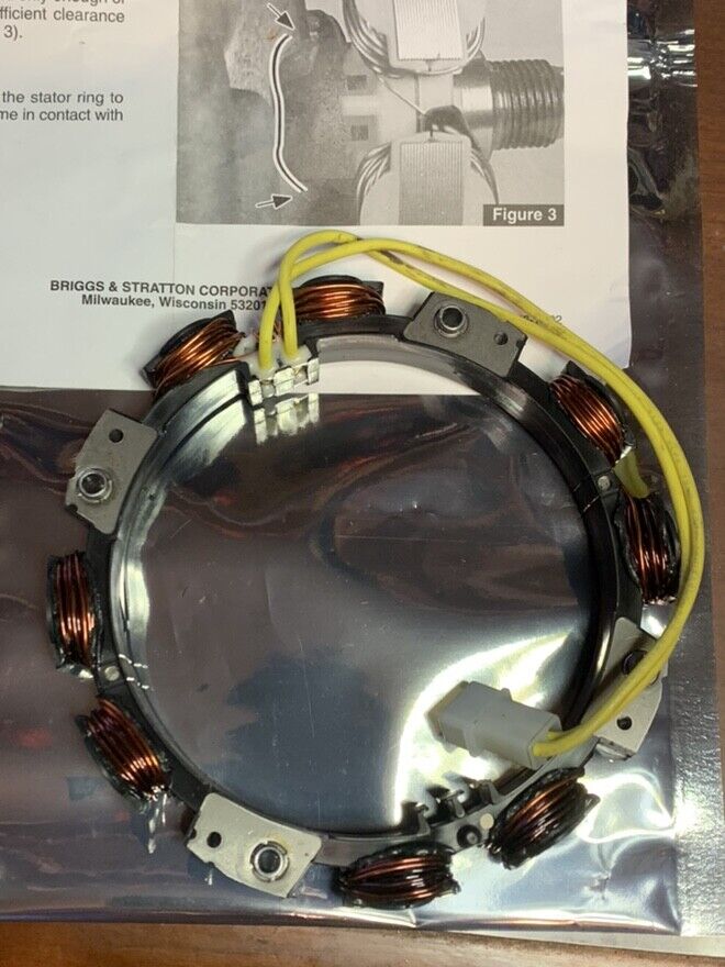 Genuine Briggs & Stratton (592831) Alternator Stator Ignition Coil Ring