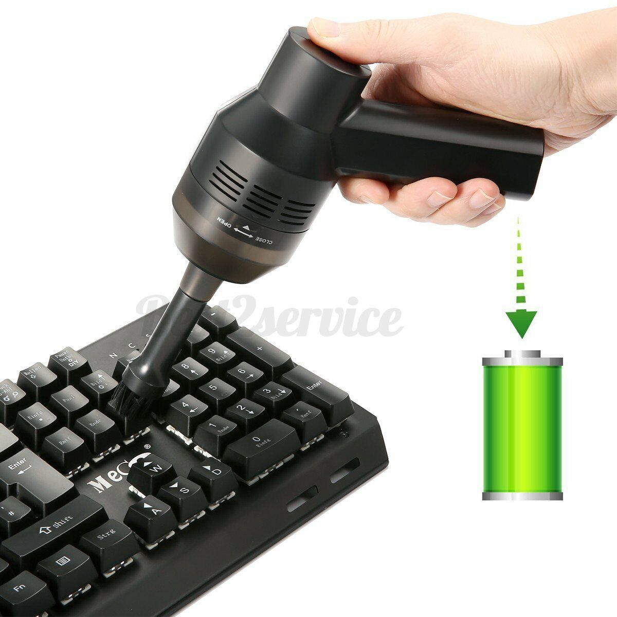 Portable Computer Laptop PC Keyboard Mini USB Vacuum Cleaner Desktop  ()