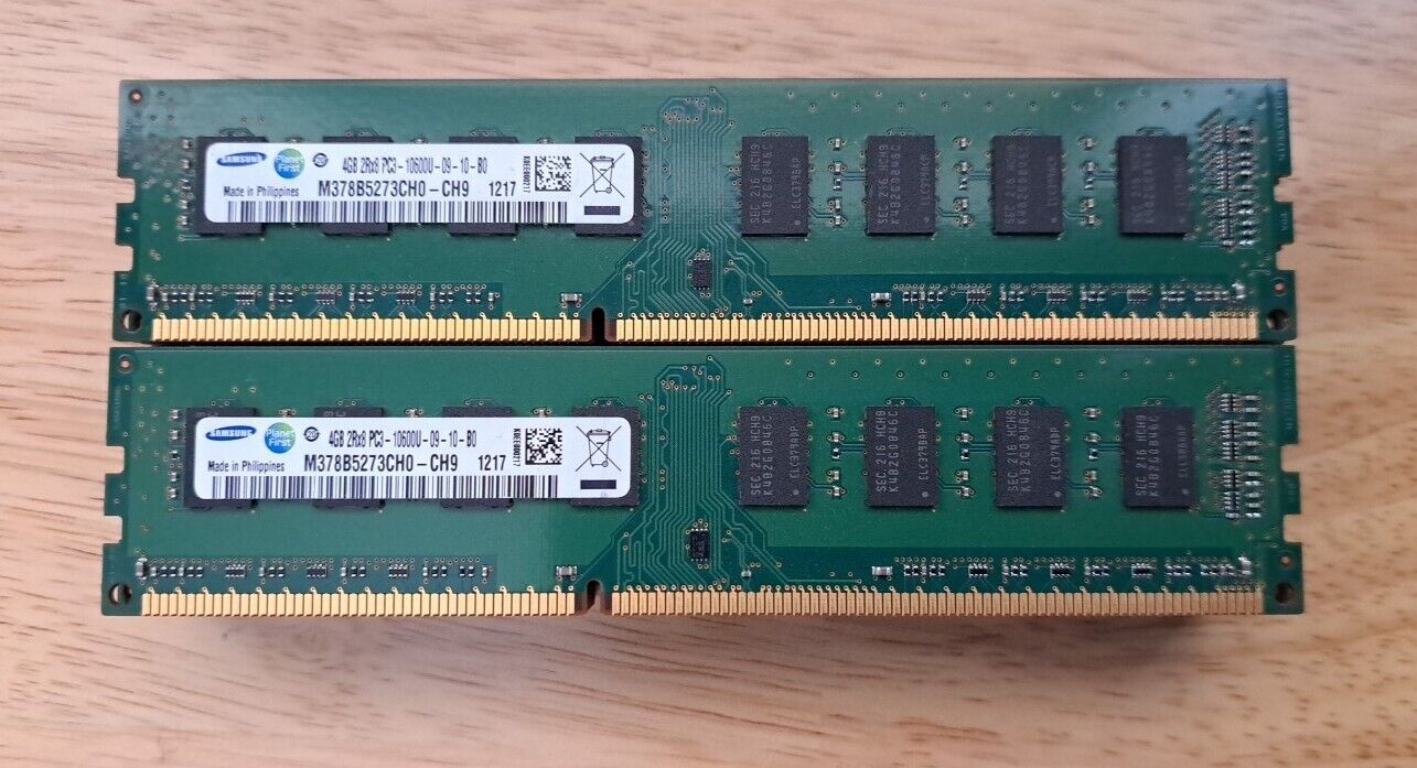 Lot Of 14 Samsung M378B5273CH0-CH9 4GB DDR3 Desktop Memory PC3-10600U. #X499