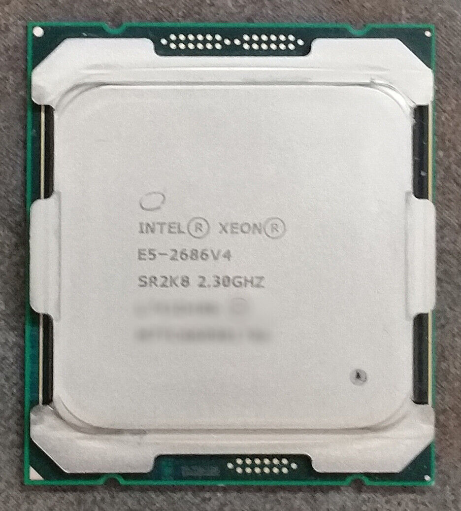 Intel Xeon E5-2686V4 SR2K8 18-Core Broadwell Processor 2.30GHz 45MB L3 Cache CPU