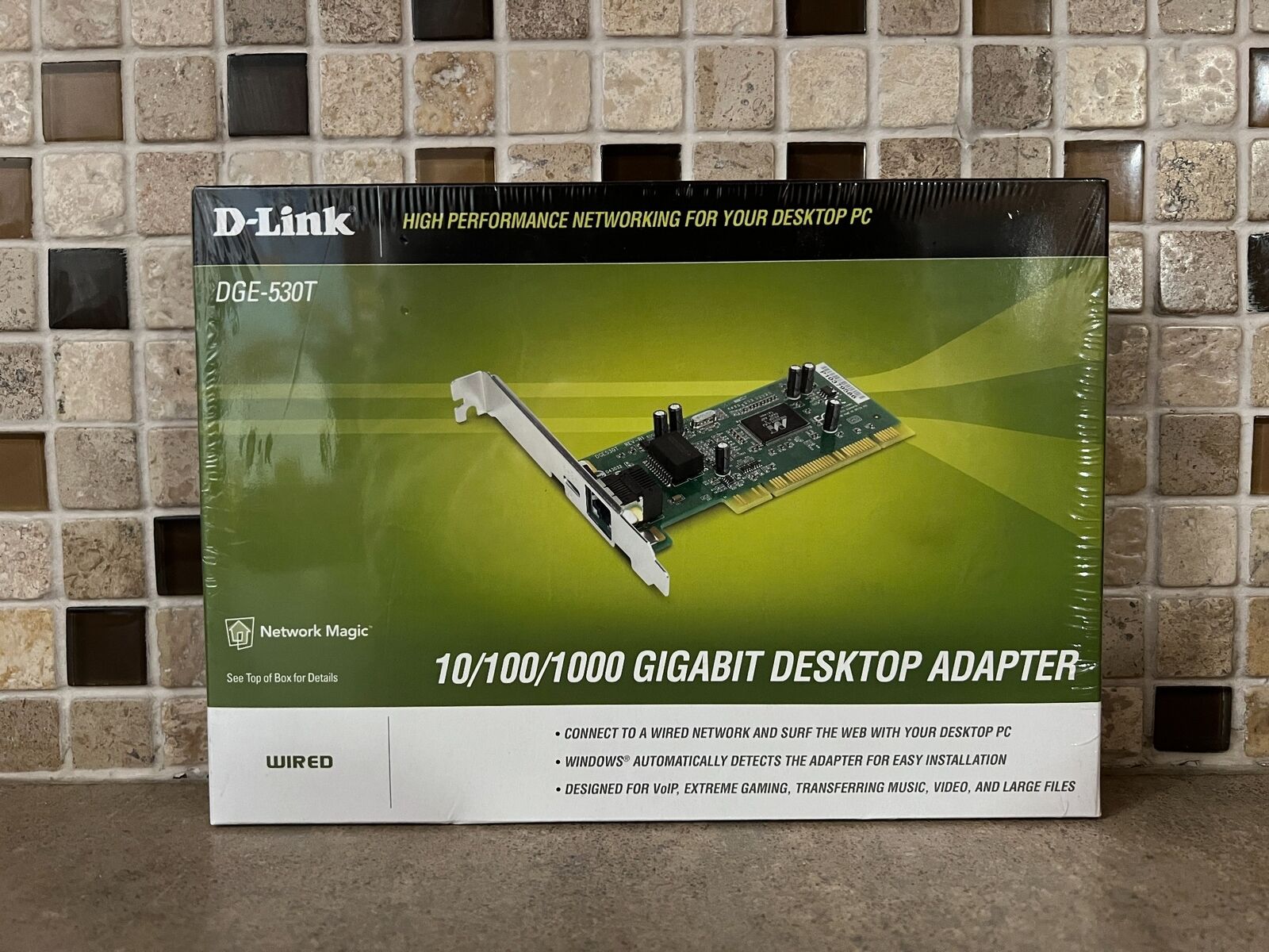 D-Link DGE-530T 10/100/1000 Mbps Gigabit Desktop PCI Adapter DRG3-3
