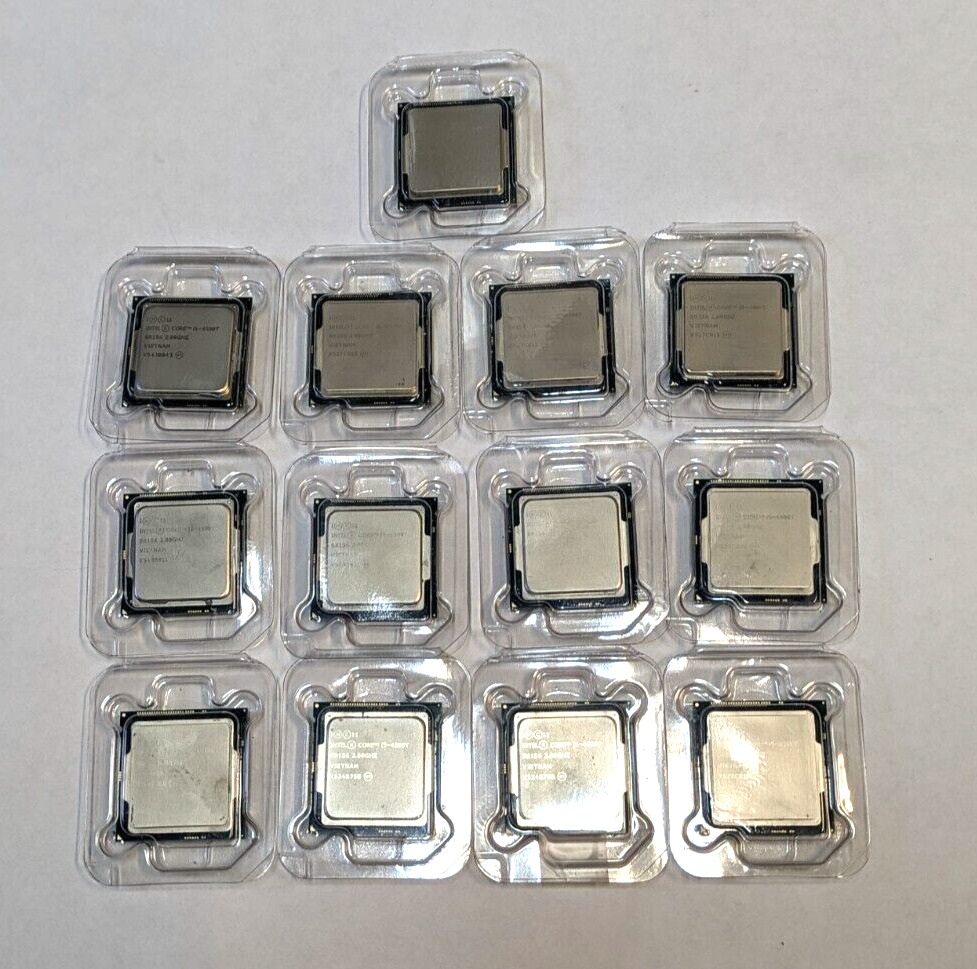 Lot of 13 INTEL I5-4590T 2.00GHZ SR156 CPU Processor