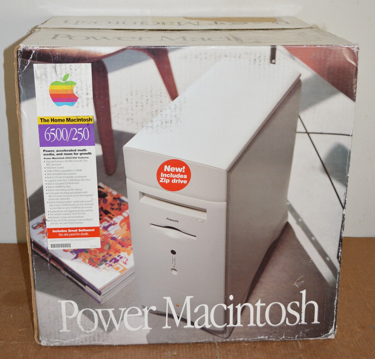 Apple MacIntosh 6500 250 In Box Power PC Excellent Complete Vintage Desktop