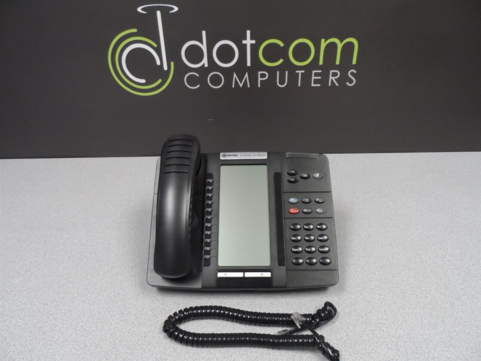 Mitel 5320e Black VoIP IP Telephone LCD Display 50006474 Mitel-5320e Non Backlit