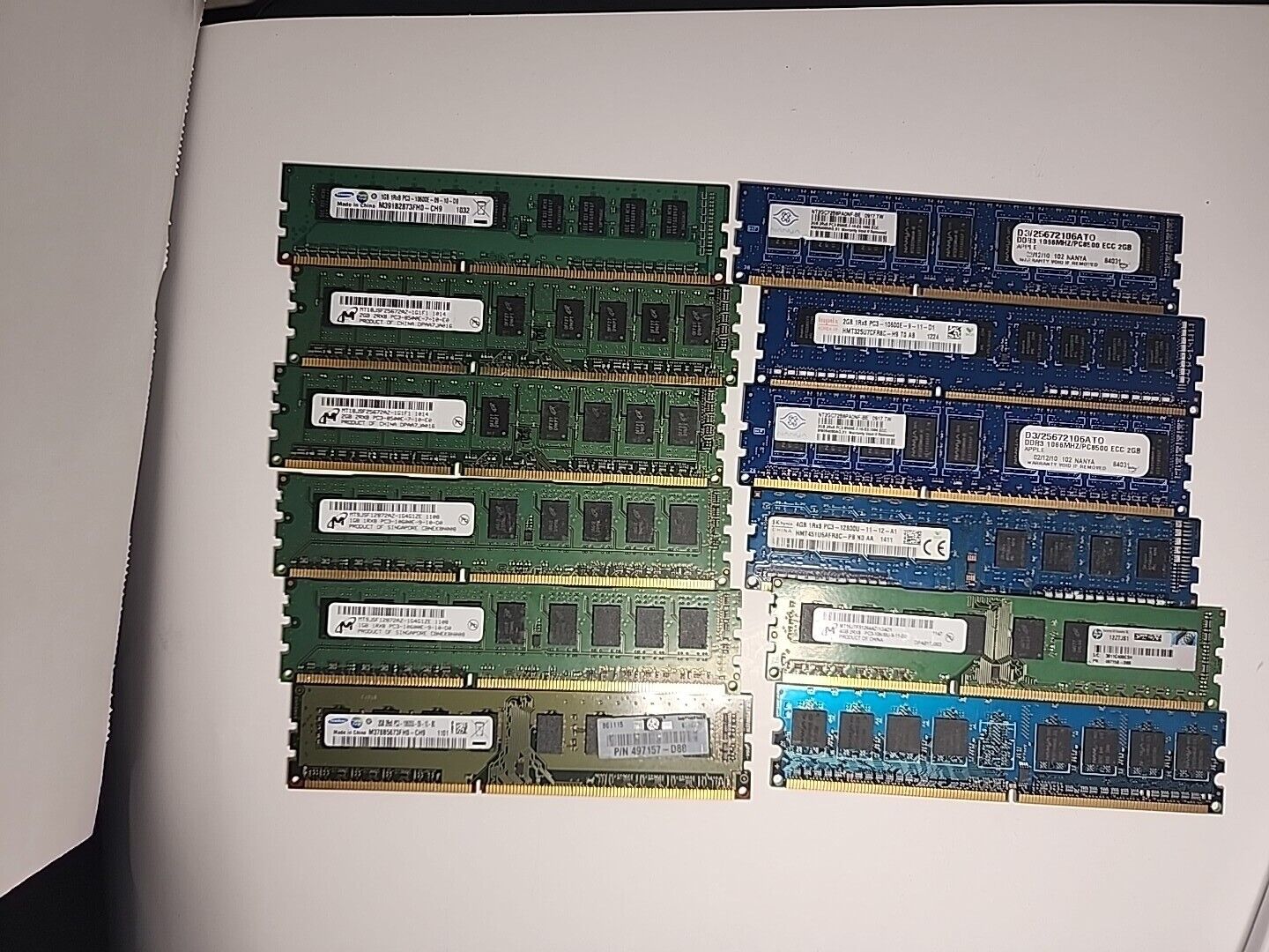 PC3-DDR3  RAM Lot of 13 Major Brands 1 GB - 4GB  Memory