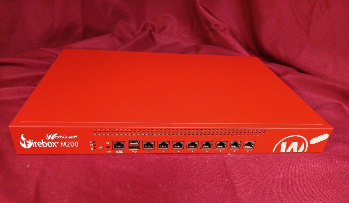 WatchGuard Firebox M200 Network Firewall 8 Port Security Appliance Model ML3AE8 