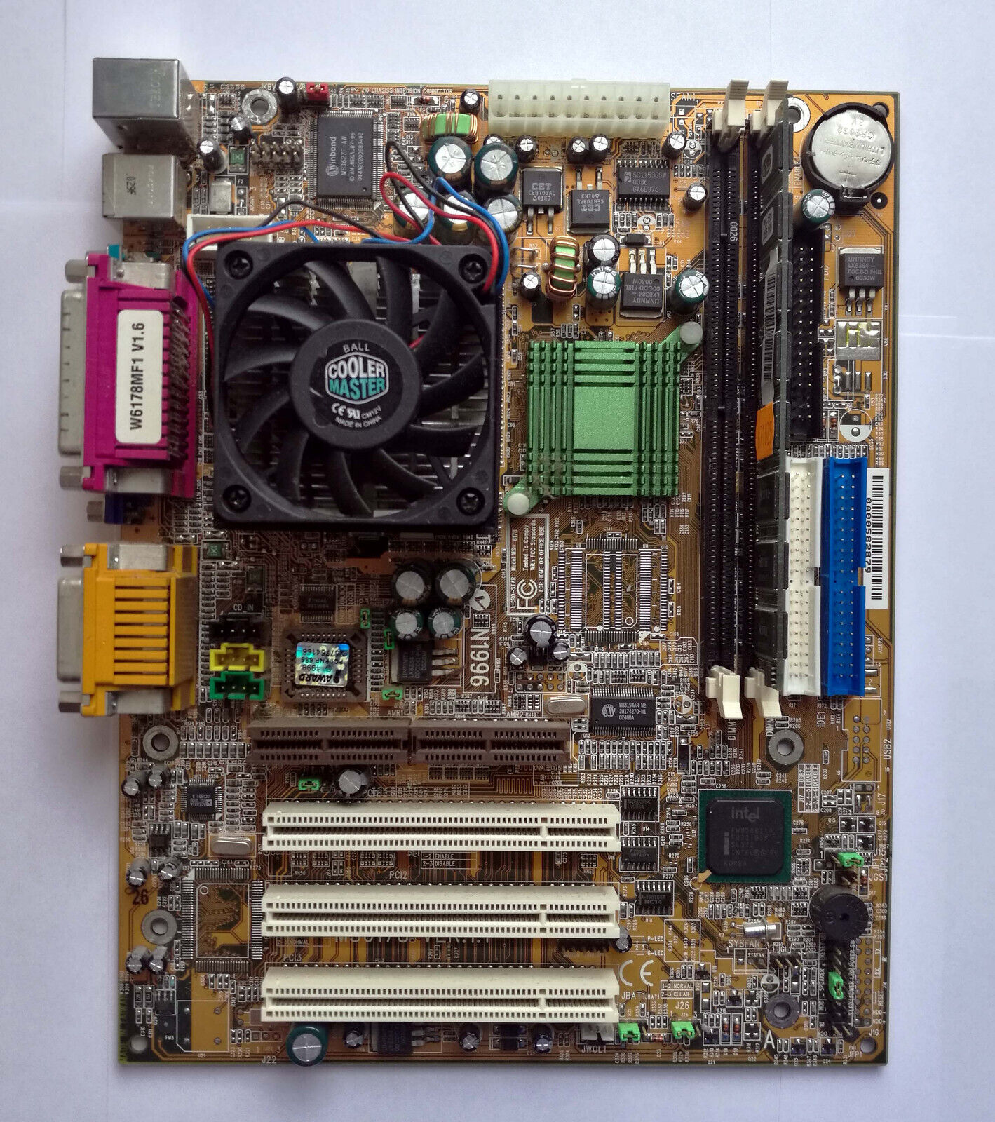 MSI MS-6178 Mobo with Celeron 900MHz CPU and 512MB RAM - Test OK