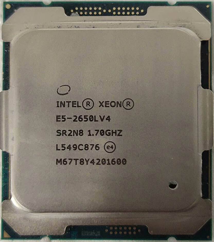 Intel Xeon E5 2650L V4 14 Core 35MB 65W SR2N8 1.7GHz LGA 2011-3 CPU processor