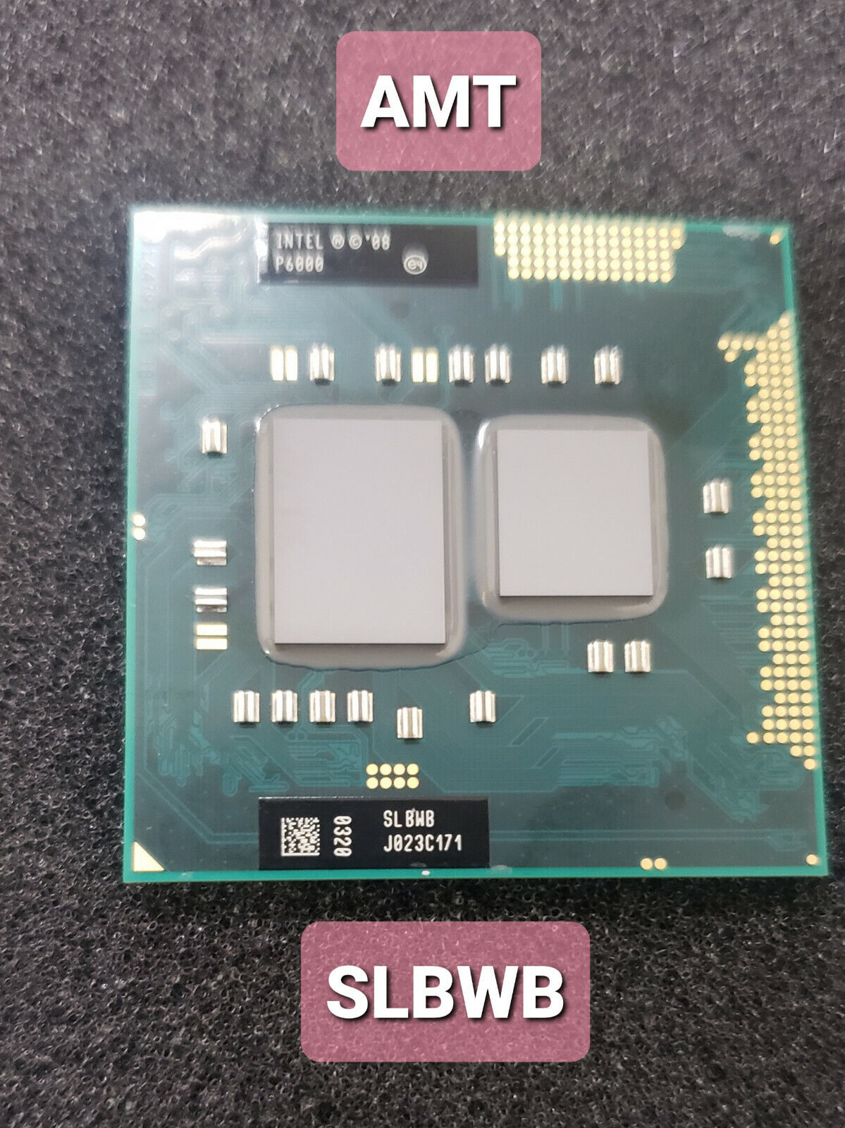 SLBWB Intel Pentium Dual-Core Mobile P6000 1.867GHz/3 Socket G1 CPU