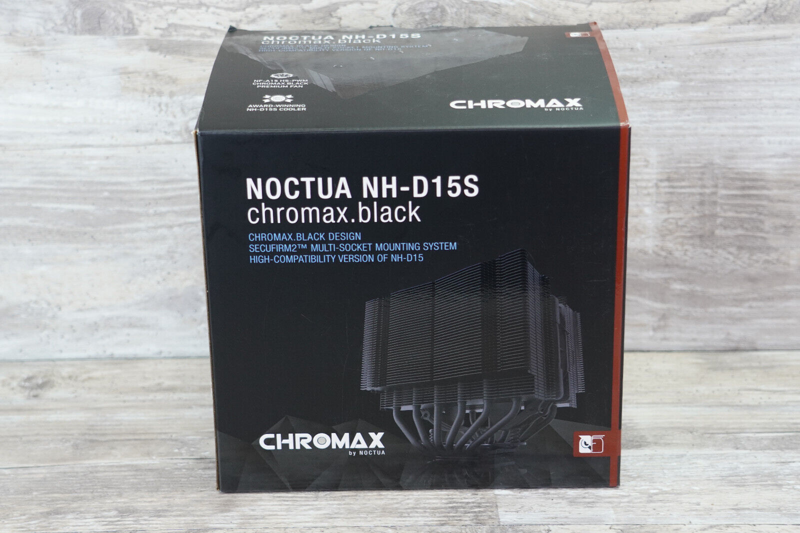 Noctua NH-D15S chromax.black , Premium Dual-Tower CPU Cooler NF-A15 PWM140mm Fan