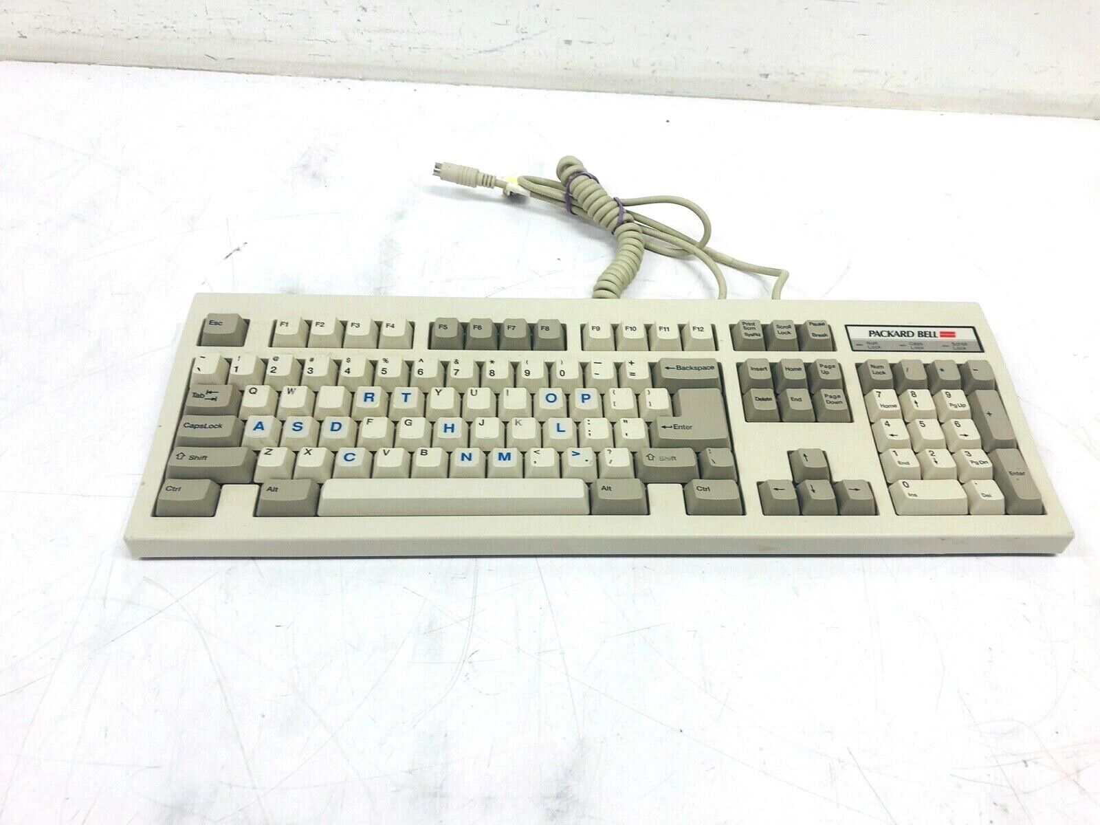 VINTAGE Packard Bell 5139 Mechanical Keyboard Wired PS/2 E9171868