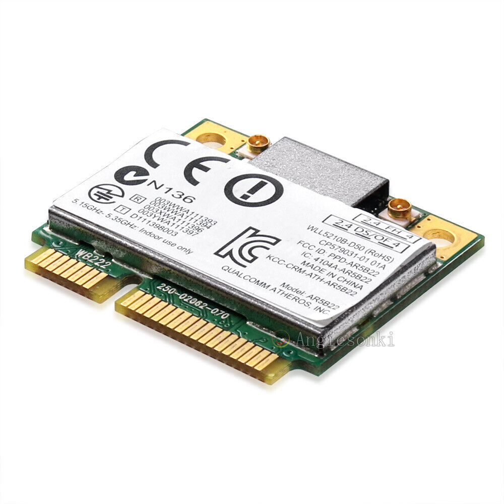 Atheros AR9462 AR5B22 Mini PCI-E 802.11N WIFI WLAN CARD Bluetooth 4.0 2.4 & 5Ghz