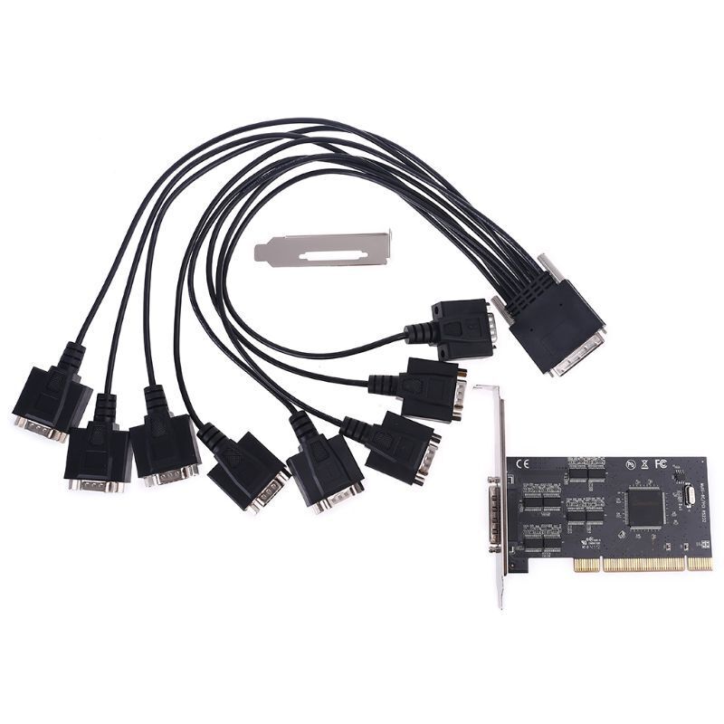 8 Port PCI RS232 Expansion Card Serial Controller for Cards Deskto