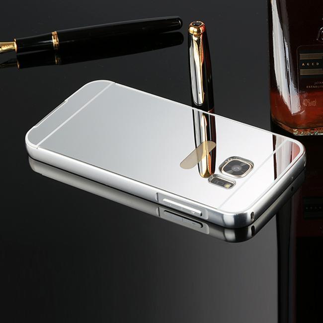 Cover Case Metal Aluminium+Mirror for Samsung Galaxy S6 S 6
