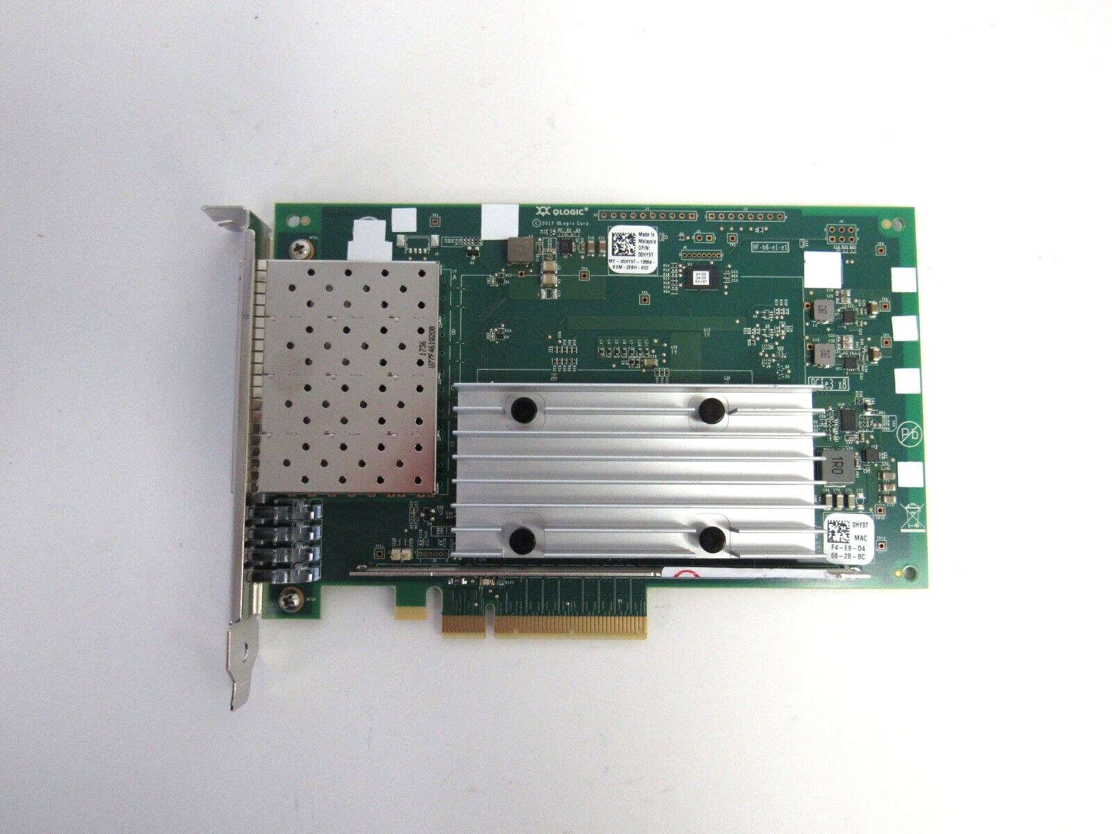Dell 0HY9T QLogic QL41164HFCU-DE 4-Ports SFP+ 10Gbps PCIe Converged NIC     11-2