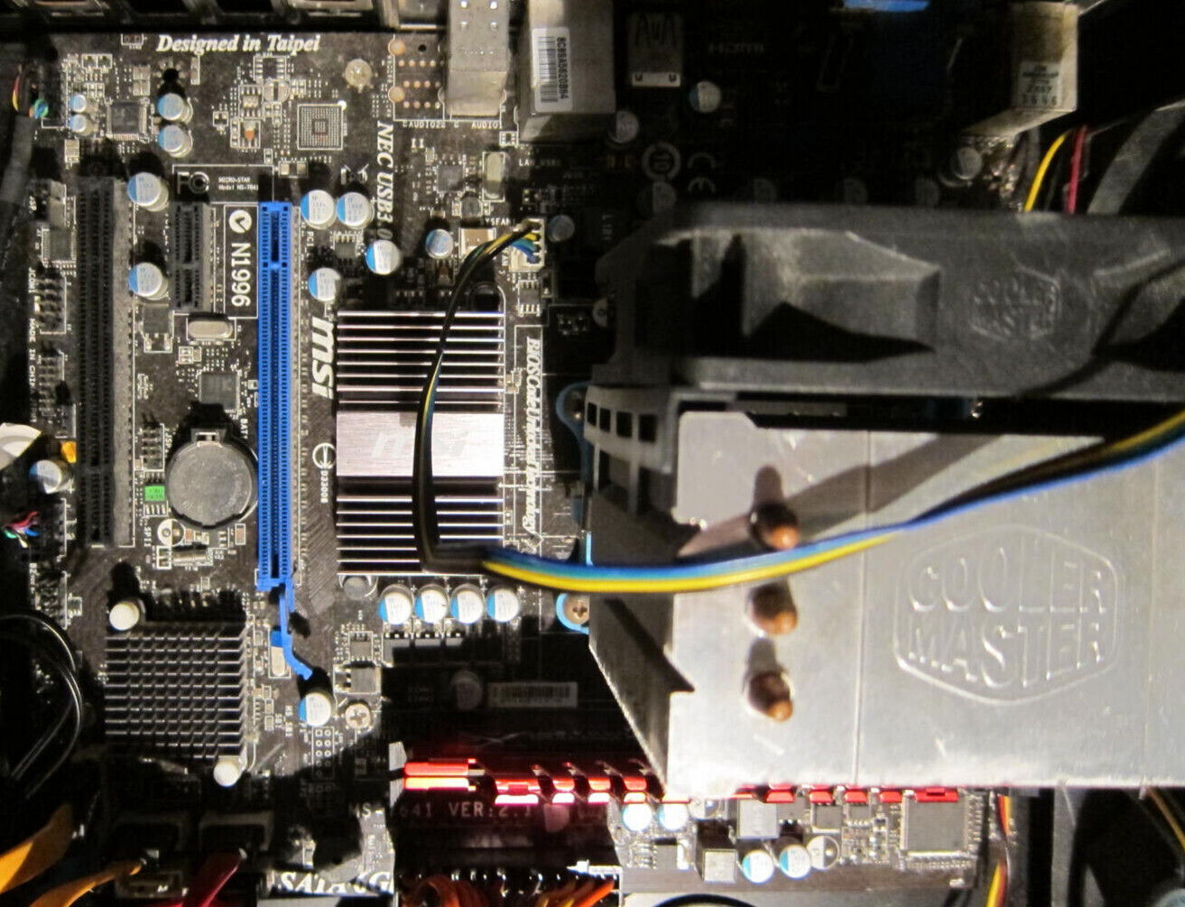 MSI OpenMediaVault NAS Server Plex HTPC Motherboard + AMD FX 4100 3.6GHz CPU