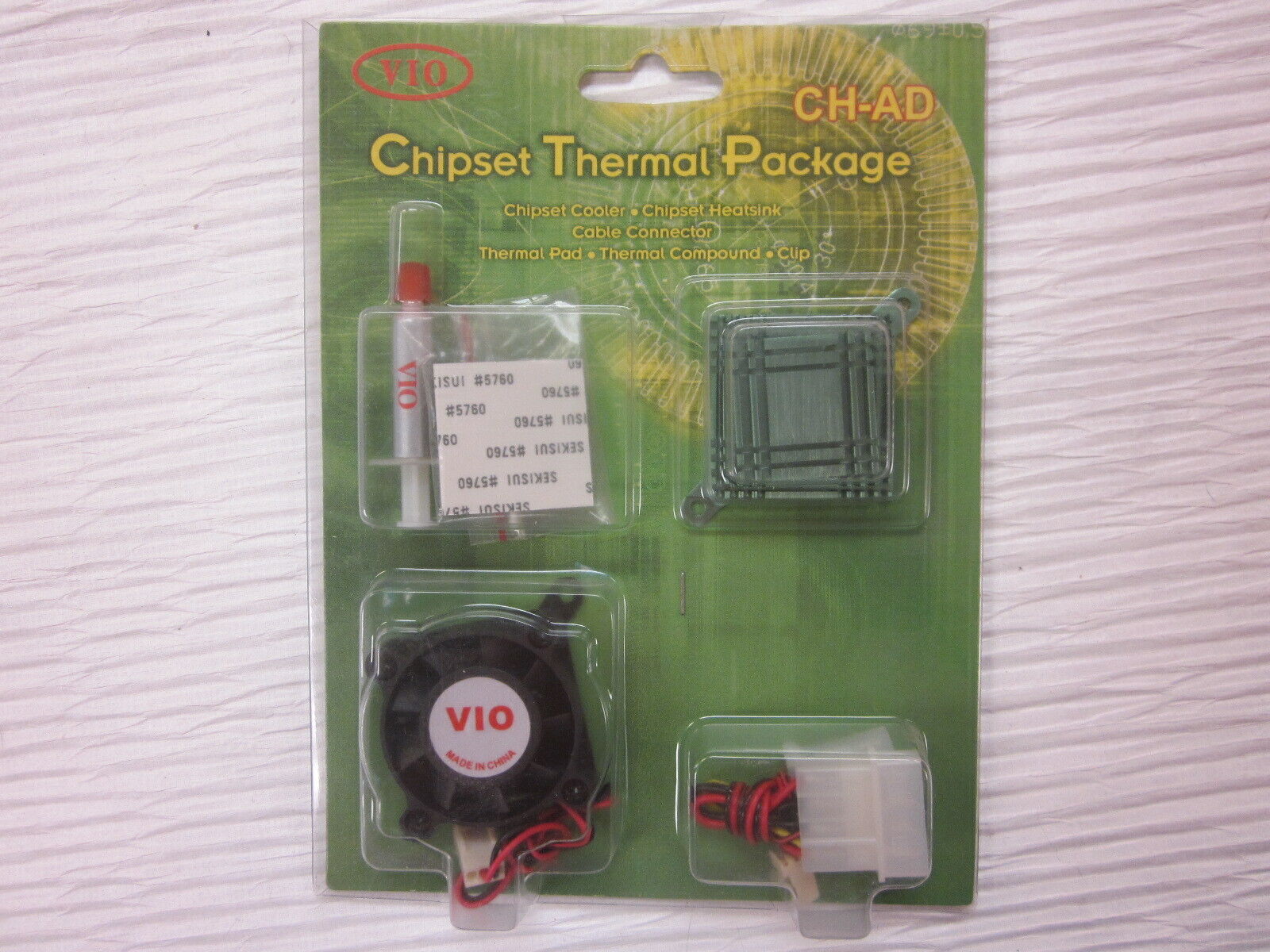5 piece VIO Chipset Cooling Thermal Package \