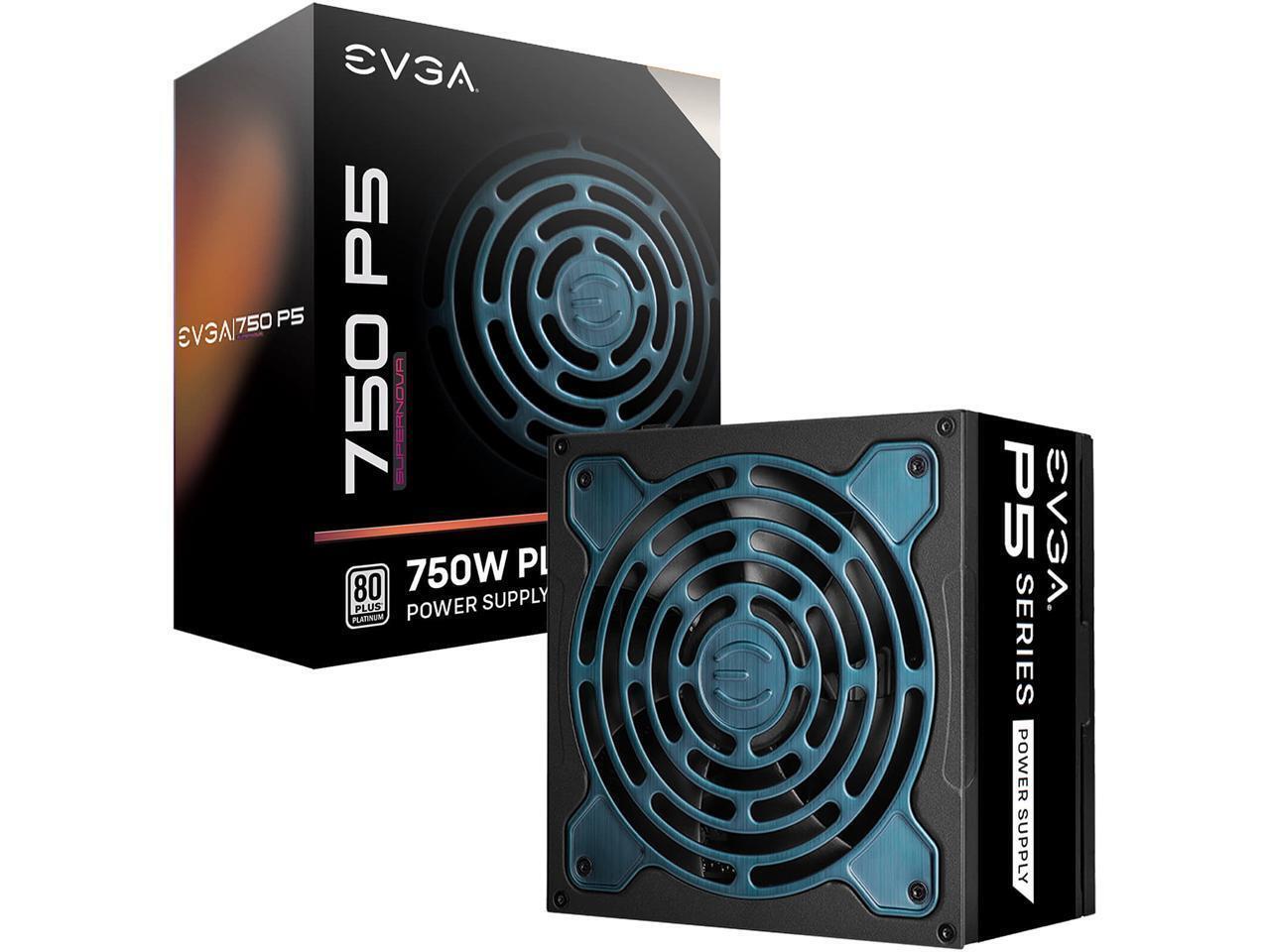 EVGA 750W SuperNOVA 750 P5, 80+ Platinum Fully Modular Power Supply PSU