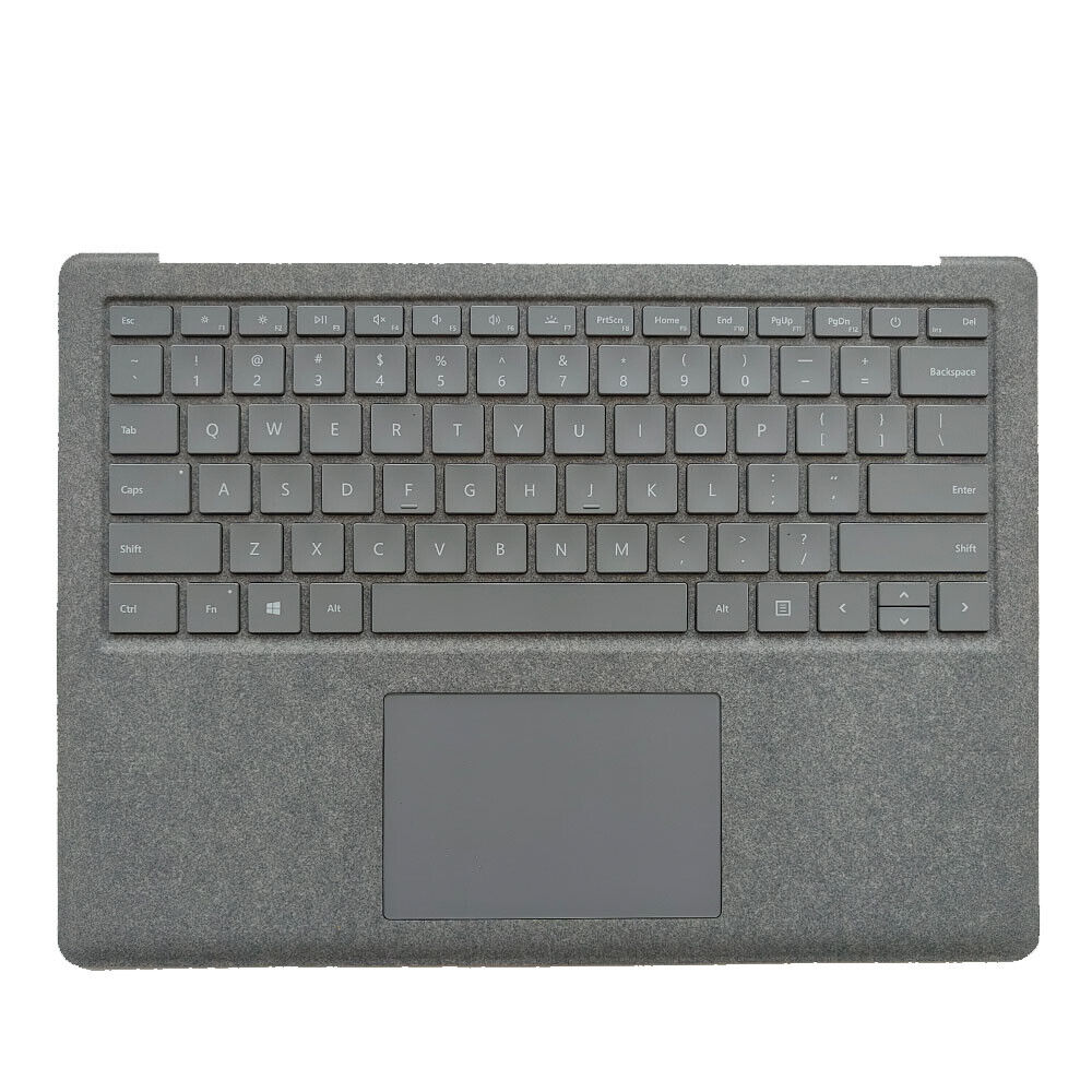 New For Microsoft Surface Laptop 1st 2nd 1769 Palmrest Keyboard Touchpad Gray