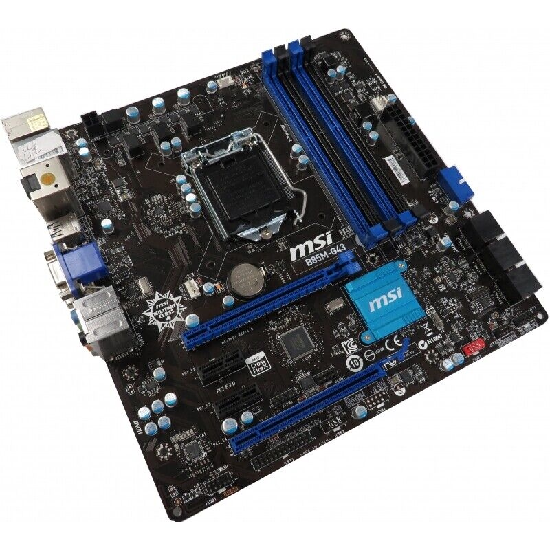For MSI B85M-G43 Motherboard LGA1150 DDR3 M-ATX Mainboard