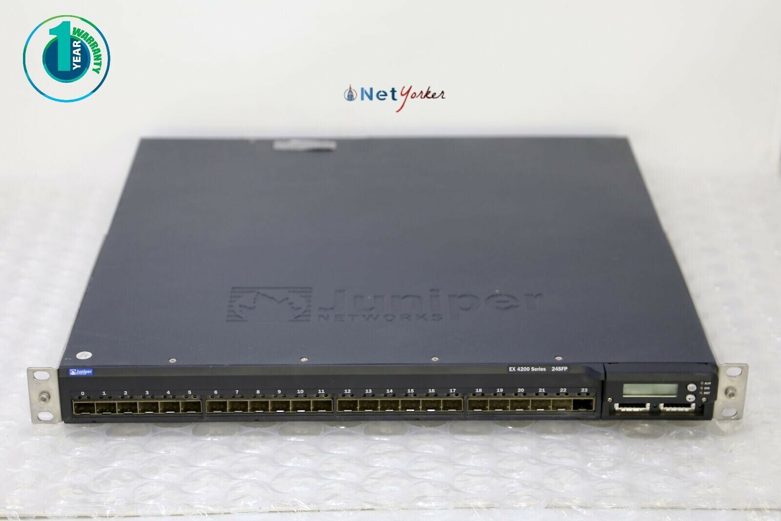Juniper EX4200-24F 24 Port Ethernet Switch COMES DUAL POWER - SAME DAY SHIPPING