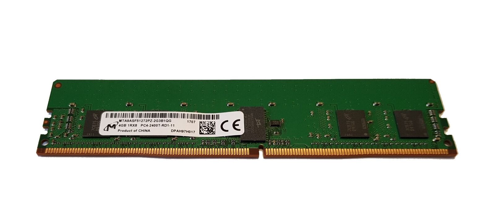 Micron 4GB PC4-2400T DDR4 288pin SDRAM Server Memory MTA9ASF51272PZ-2G3B1QG