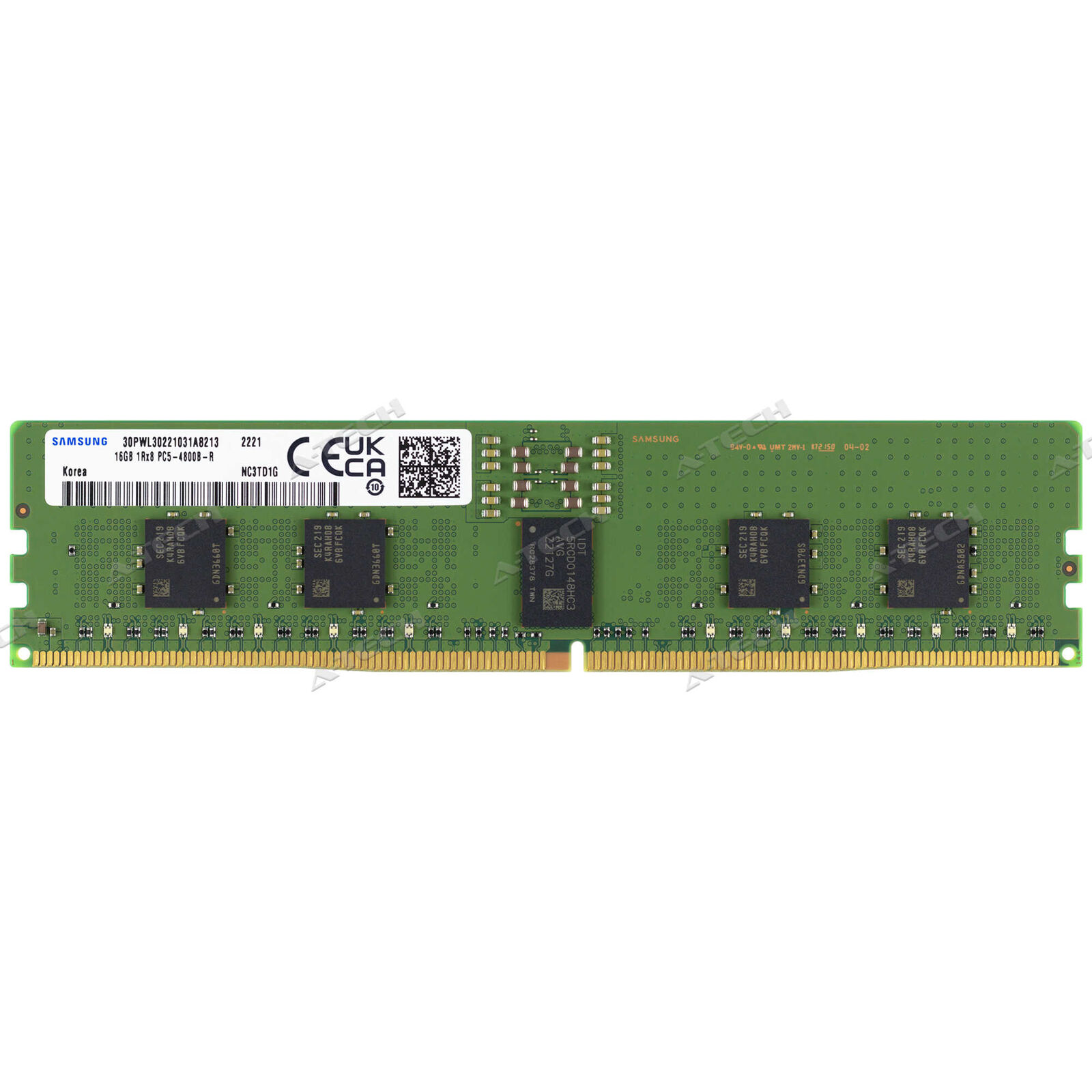 Samsung 16GB 1Rx8 PC5-4800 EC8 RDIMM DDR5-38400 ECC Registered Server Memory RAM