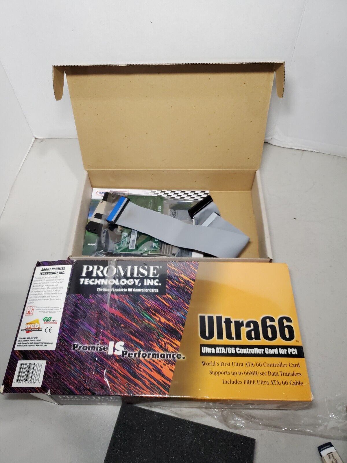 NEW OPEN BOX Promise Technology Ultra66 V1.12 Ultra 66 PCI Controller Card #69