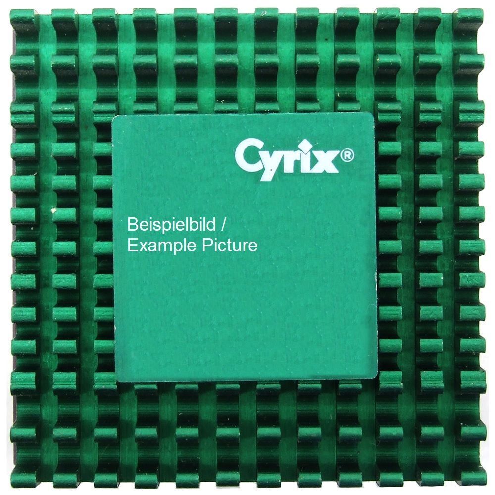 Cyrix 5x86-100GP 100MHz CPU Pc-Prozessor Socket/Socket 3 Vintage Retro Cooler